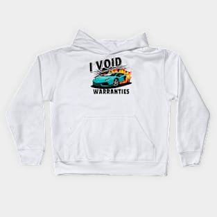 I void Warranties DIY Car Warranty ruined automotive Tee Kids Hoodie